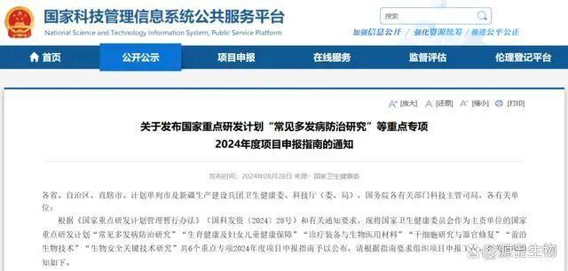 PG平台抗衰老在行动：“干细胞研究与器官修复”列入2024年度国家重点研发计划专项！(图1)