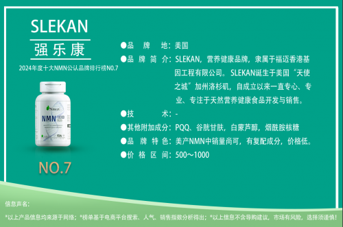 2024NMN全球十大公认品牌推荐NMN品牌排行榜公布哪个牌子最好(图8)