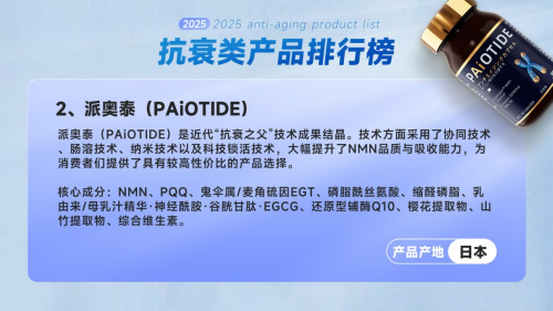 盘点2025nmn前十的品牌nmn哪个牌子最好？热门品牌(图3)