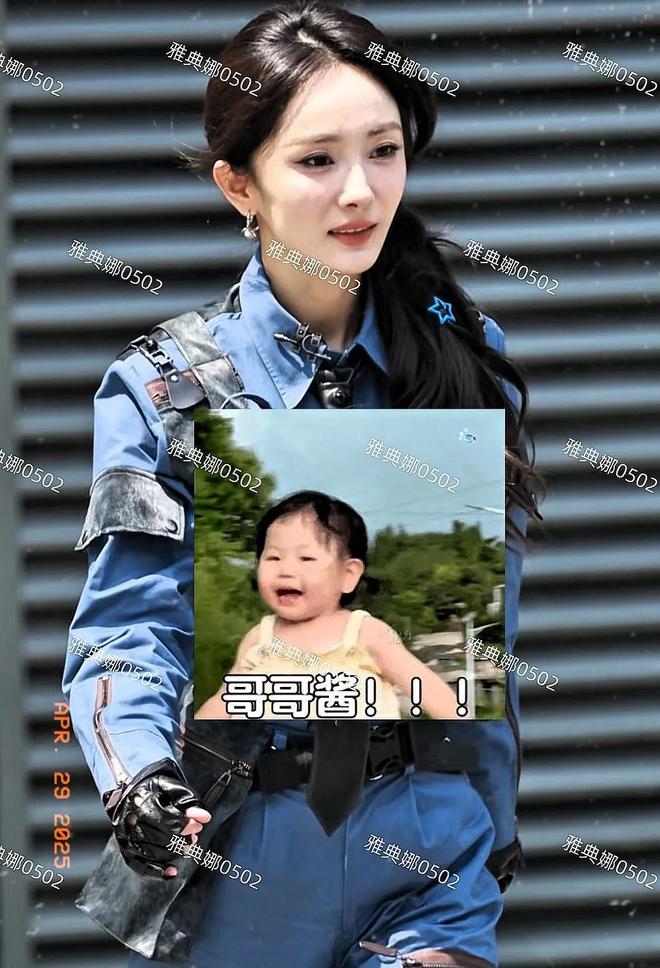 杨幂今日上班照扎双马尾录密逃元气满满笑容甜见过女儿后心情大好(图3)