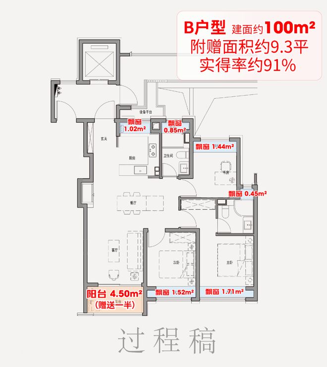 内环双轨上盖【保利外滩启PARK77】1200万起瞰三件套3房！(图23)