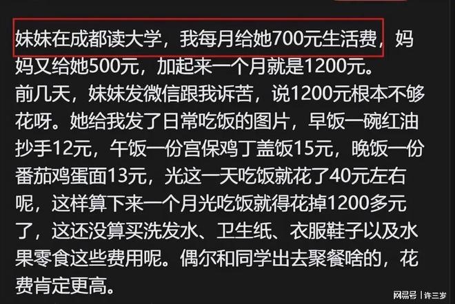 “这女儿谁养得起！”女生每早吃一份12元红油抄手家长情绪崩溃(图3)